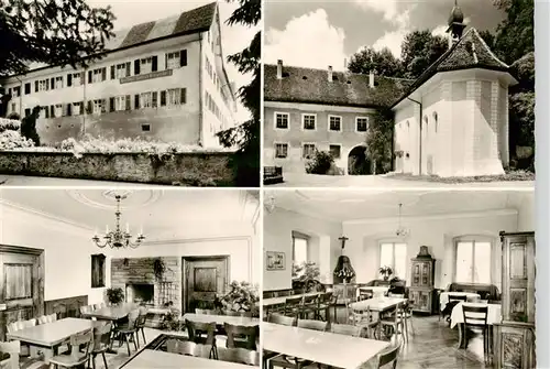 AK / Ansichtskarte  Unterhoerstetten Restaurant Schloss Klingenberg Gastraeume