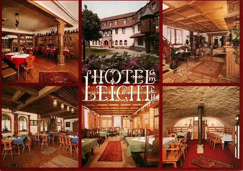 AK / Ansichtskarte 73912672 Biebelried Hotel Gasthof Leicht Gastraeume
