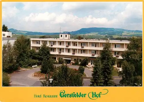 AK / Ansichtskarte 73912675 Gersfeld_Rhoen Hotel Restaurant Gersfelder Hof