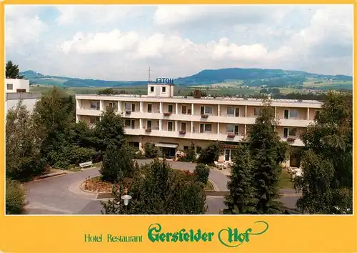 AK / Ansichtskarte  Gersfeld_Rhoen Hotel Restaurant Gersfelder Hof