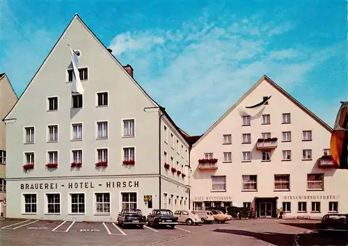 AK / Ansichtskarte 73912678 Ottobeuren Brauerei Hotel Hirsch