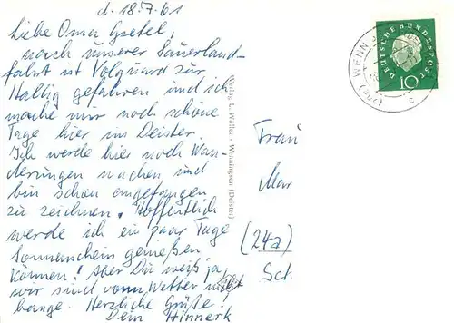 AK / Ansichtskarte  Wennigsen_Deister Feuerwehrplatz Kirmes Klosterkirche Gartenstrasse Hirtenstrasse