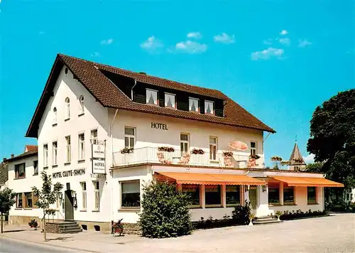 AK / Ansichtskarte 73912714 Allendorf_Sauerland_Sundern Hotel Clute Simon