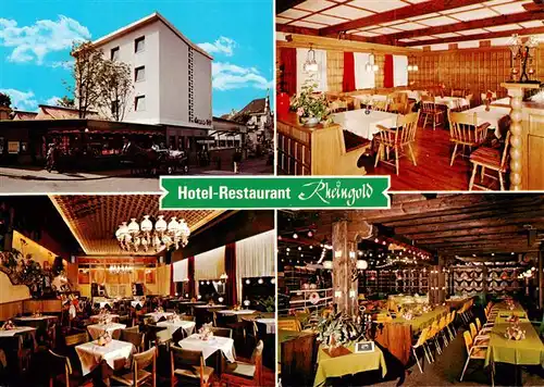 AK / Ansichtskarte 73912724 Koenigswinter Hotel Restaurant Rheingold Gastraeume