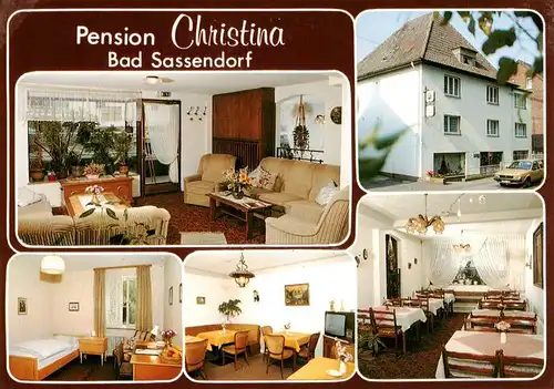 AK / Ansichtskarte 73912727 Bad_Sassendorf Pension Christina Gastraeume Zimmer