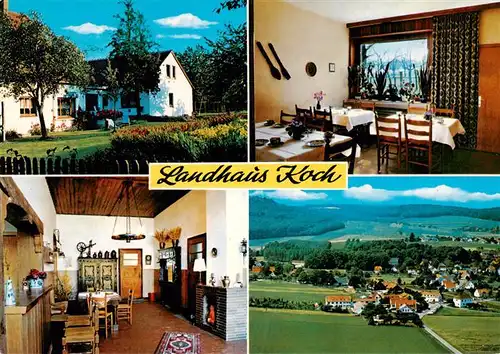 AK / Ansichtskarte  Bad_Holzhausen_Luebbecke_Preussisch_Oldendorf_NRW Landhaus Koch Gastraum Theke Panorama