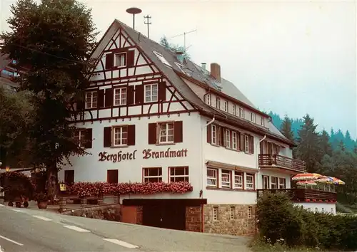 AK / Ansichtskarte 73912746 Sasbachwalden berghotel Brandmatt