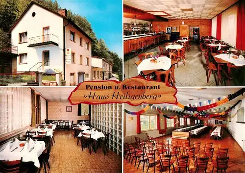AK / Ansichtskarte 73912748 Breitau Pension Restaurant Haus Heiligenberg Gastraeume