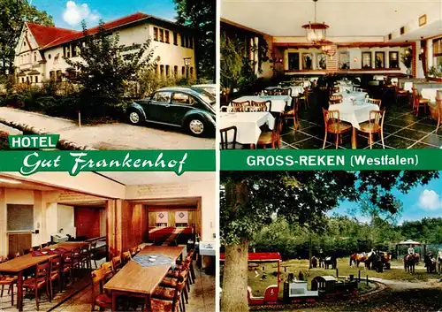 AK / Ansichtskarte  Gross-Reken Hotel Gut Frankenhof Gastraeume Wildpark und Maerchenwald