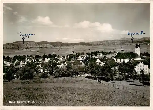 AK / Ansichtskarte  Benken_SG Panorama