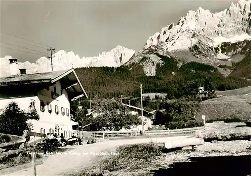 AK / Ansichtskarte 73912784 Going_Ellmau_Wilden_Kaiser_Tirol_AT Gasthaus Reischer