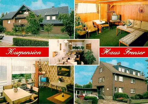 AK / Ansichtskarte 73912795 Bad_Waldliesborn Kurpension Haus Frenser Gastraeume