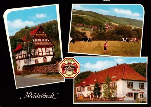 AK / Ansichtskarte  Heidelbeck_Kalletal_NRW Schlosskrug Gast und Pensionshaus Korf