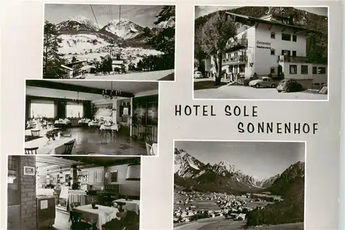 AK / Ansichtskarte 73912837 Vigilio_San_Vigilio_di_Marebbe_Dolomiti_IT Hotel Sole Sonnenhof Gastraeume Panorama
