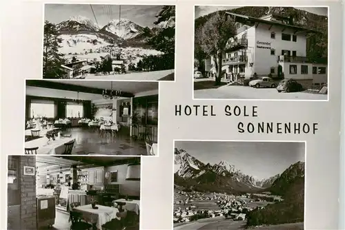 AK / Ansichtskarte  Vigilio_San_Vigilio_di_Marebbe_Dolomiti_IT Hotel Sole Sonnenhof Gastraeume Panorama