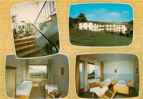 AK / Ansichtskarte 73912851 Obernhausen Sanatorium an der Wasserkuppe Patientenzimmer Treppe