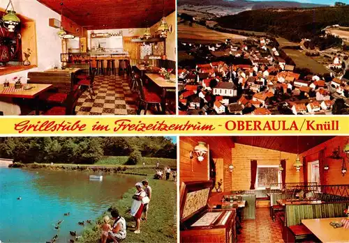 AK / Ansichtskarte  Oberaula Grillstube im Freizeitzentrum Gastraeume Badesee 