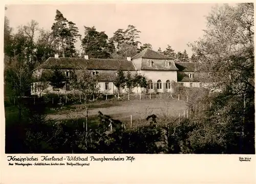 AK / Ansichtskarte  Burgbernheim Kneippsches Kurland Wildbad