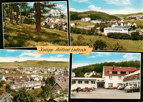 AK / Ansichtskarte  Endbach_Gladenbach Kneipp Heilbad Panorama Teilansichten