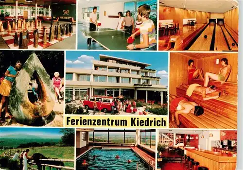 AK / Ansichtskarte 73912906 Kiedrich Ferienzentrum der Bauwirtschaft Gartenschach Tischtennis Bowling Sauna Hallenbad Bar