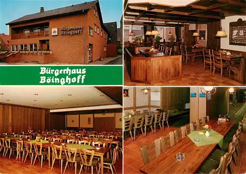 AK / Ansichtskarte  Lette_Coesfeld Buergerhaus Boeinghoff Gastraeume Bar