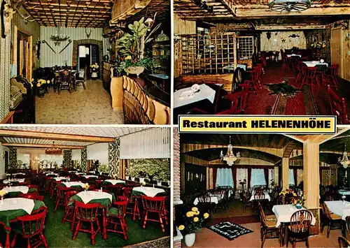 AK / Ansichtskarte 73912945 Haltern_See Restaurant Helenenhoehe Gastraeume