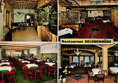 AK / Ansichtskarte  Haltern_See Restaurant Helenenhoehe Gastraeume