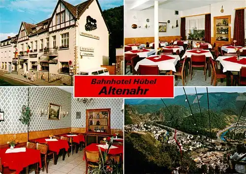 AK / Ansichtskarte  Altenahr Bahnhotel Huebel Gastraeume Panorama