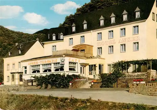 AK / Ansichtskarte  Brodenbach_Mosel Hotel Ankerterrasse Cafe