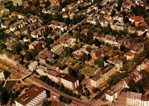 AK / Ansichtskarte  Frankfurt_Main Fliegeraufnahme mit Diakonissenhaus