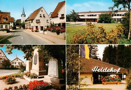 AK / Ansichtskarte 73913013 Machtolsheim Ortspartie Gedenkstaette Heidehof Ferienzentrum