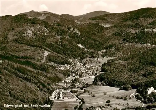 AK / Ansichtskarte  Schweighof_Badenweiler Fliegeraufnahme