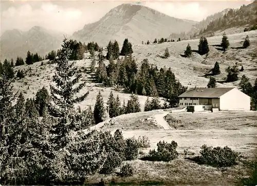 AK / Ansichtskarte  Steibis_Oberstaufen Hoermoos Alpe Ferienheim