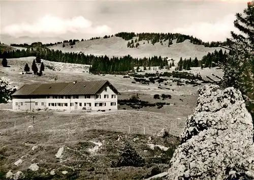 AK / Ansichtskarte  Oberstaufen Hoermoos Alpe Ferienheim