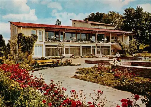 AK / Ansichtskarte  Dobel__Schwarzwald Kurhaus mit Rosengarten