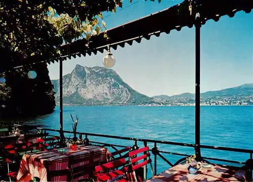 AK / Ansichtskarte 13913075 Caprino_Lugano_TI Beruehmte Felsenkeller Ristorante Dancing Terrasse