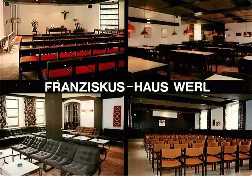 AK / Ansichtskarte 73913096 Werl_Westfalen Franziskus Haus Gastraeume Hauskapelle