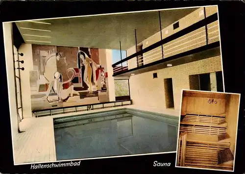 AK / Ansichtskarte 73913117 Bad_Bramstedt Kurhotel Gutsmann Hallenschwimmbad Sauna