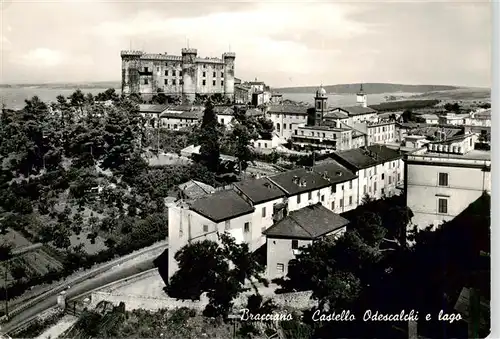 AK / Ansichtskarte  Bracciano_Roma_IT Castello Odescalchi e Lago