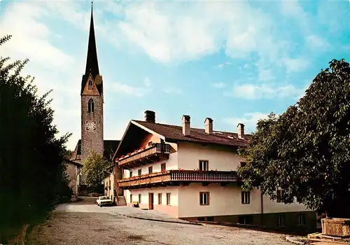 AK / Ansichtskarte 73913161 Schabs_Natz_Brixen_Suedtirol Gasthaus Grimmhof Kirche