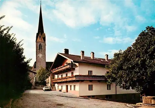 AK / Ansichtskarte  Schabs_Natz_Brixen_Suedtirol Gasthaus Grimmhof Kirche