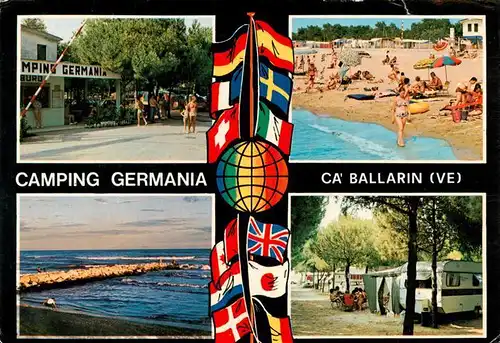 AK / Ansichtskarte  Ca_Ballarin_Cavallino-Treporti_Venezia_IT Camping Germania Eingang Strandpartien