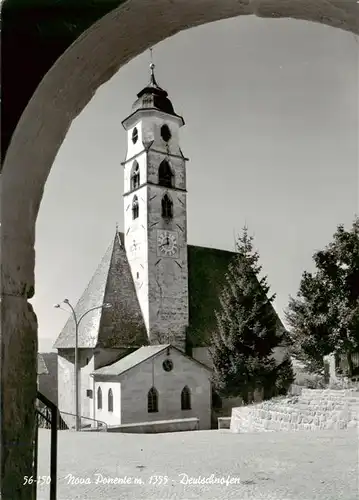 AK / Ansichtskarte  Deutschnofen_Nova_Ponente Kirche