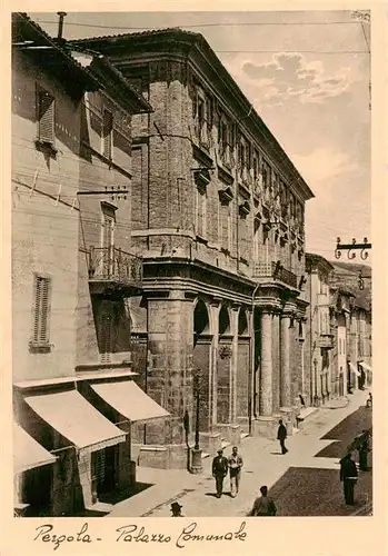 AK / Ansichtskarte  Pergola_Pesaro_Marche_IT Palazzo Comunale