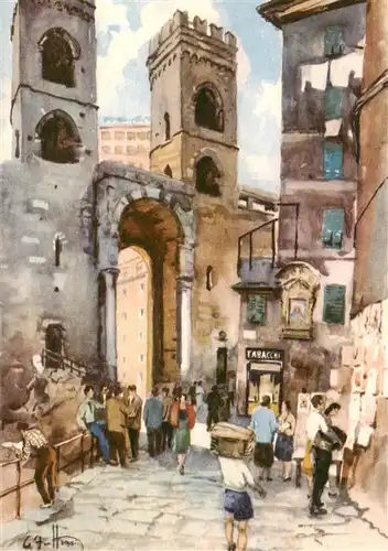 AK / Ansichtskarte  Genova_Genua_Liguria_IT Porta Soprana