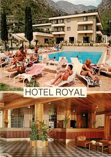 AK / Ansichtskarte 73913200 Limone_sul_Garda_IT Hotel Royal Pool Foyer