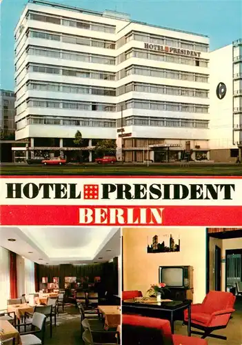 AK / Ansichtskarte 73913238 Berlin Hotel President Berlin Gastraeume