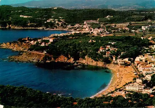 AK / Ansichtskarte  San_Sebastian__Pais_Vasco_ES Llafranch y Calella desde Faro San Sebastian Fliegeraufnahme