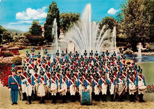 AK / Ansichtskarte  Bad_Kissingen Jugendmusikkorps in Traditionsuniform Fraenkische Grenadiere um 1812