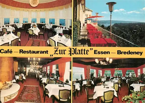 AK / Ansichtskarte  Bredeney_Essen_Ruhr Café Restaurant Zur Platte